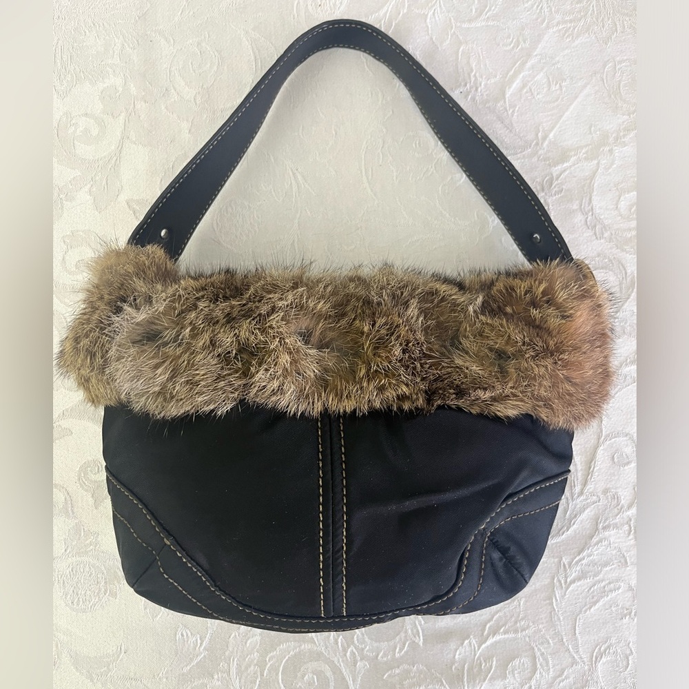 Coach Fur Handbag